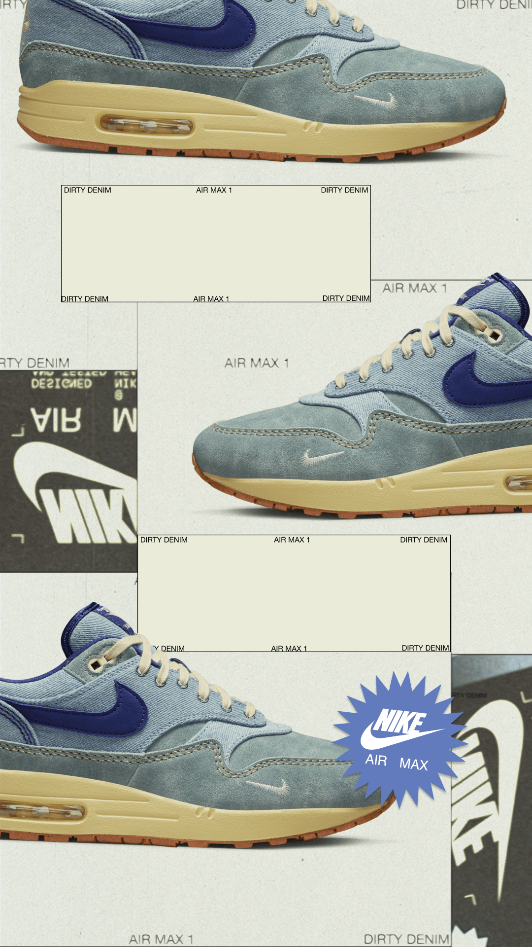 SNKRS Special: Air Max 1 «Dirty Denim»