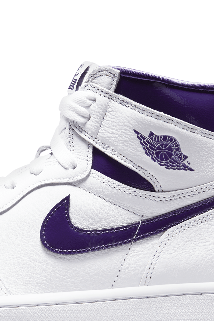 New jordans white and purple best sale