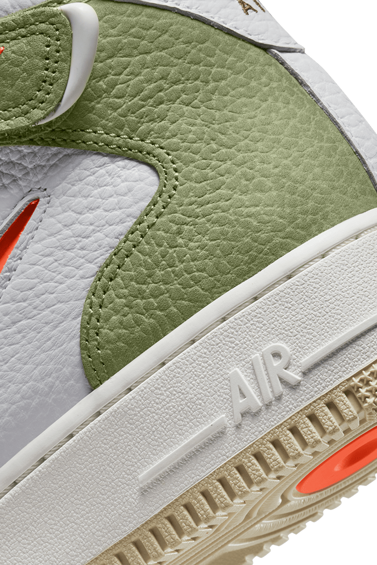 Air Force 1 Mid 'Olive Green and Total Orange' (DQ3505-100) Release Date