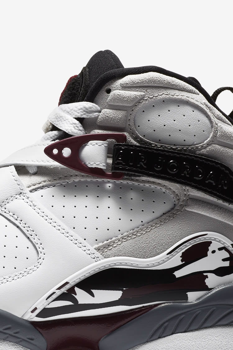 Burgundy jordan 8 on sale