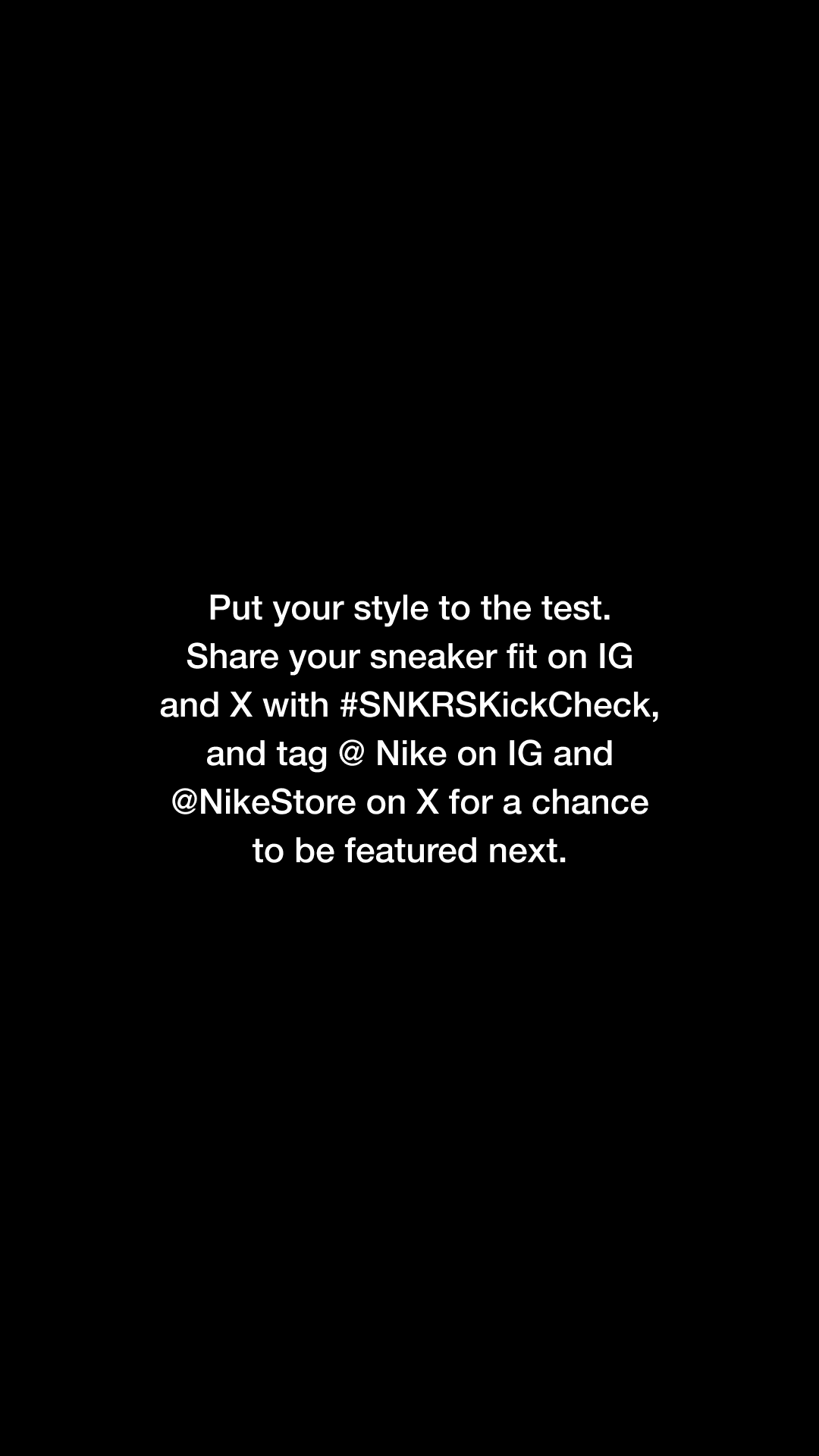 SNKRS Kickcheck 4.13.26