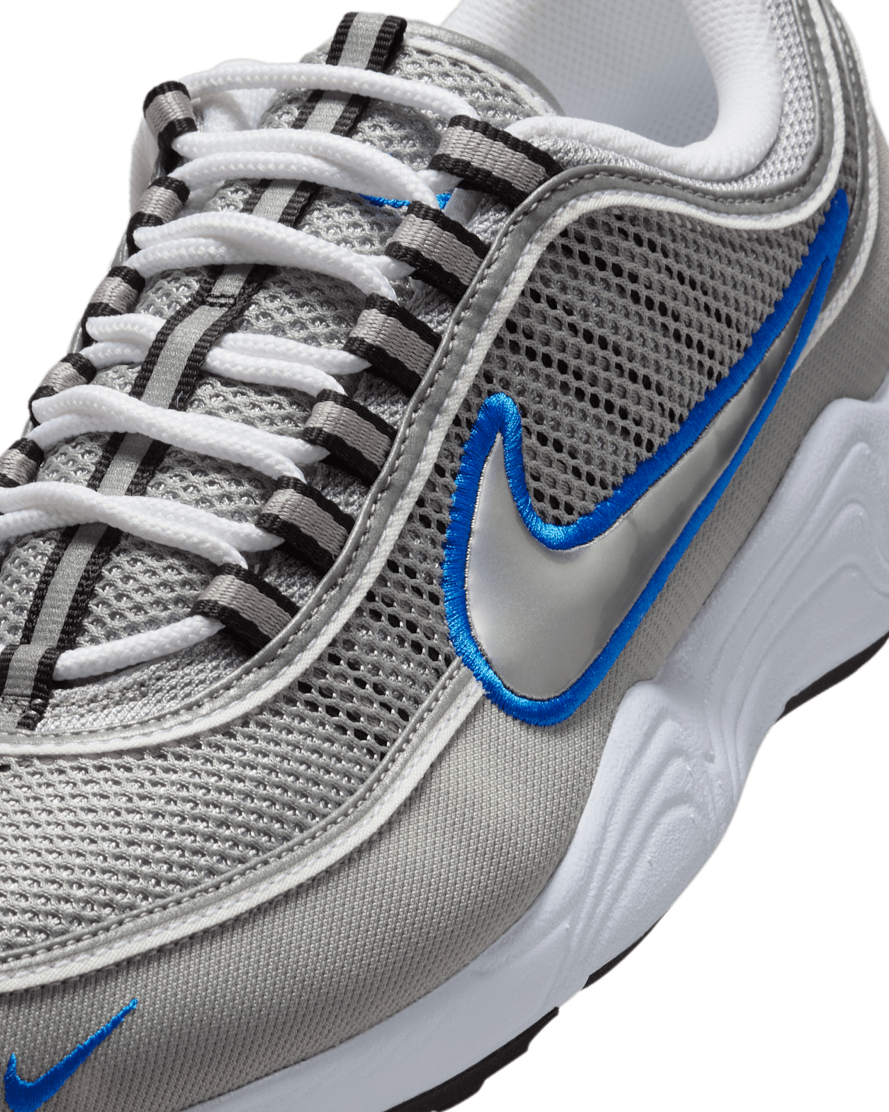 Ημερομηνία κυκλοφορίας του Air Zoom Spiridon "Metallic Silver and Signal Blue" (HF9117-003)