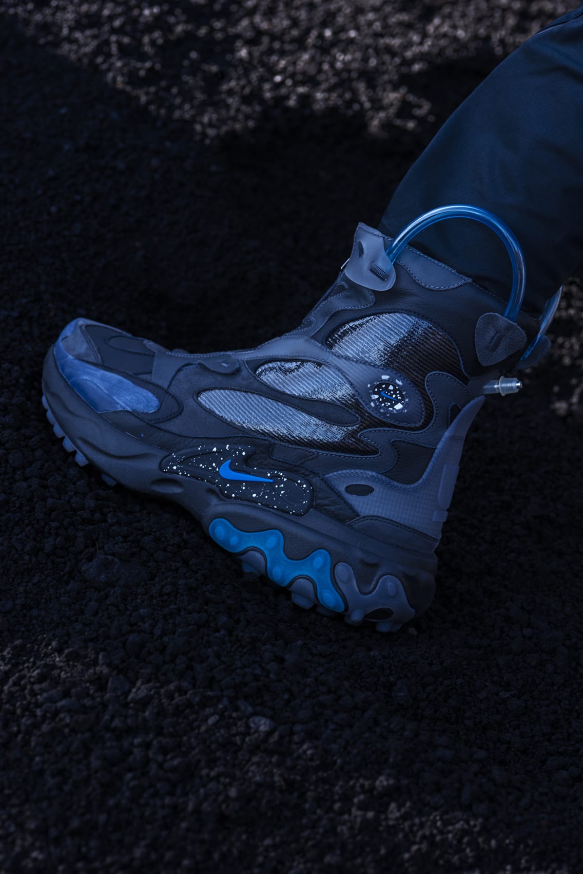 Nike x Undercover React Boot 'Black & Blue Nebula' Release Date