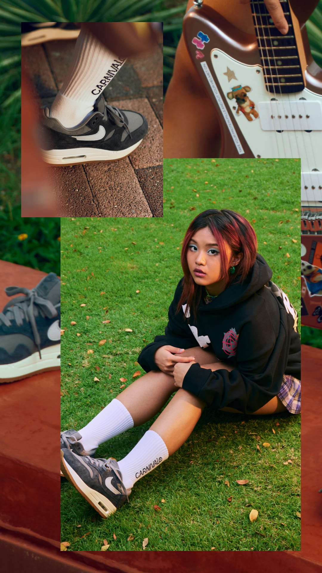 SNKRS 風格: Air Max 1 ‘87 Crepe “Soft Grey”