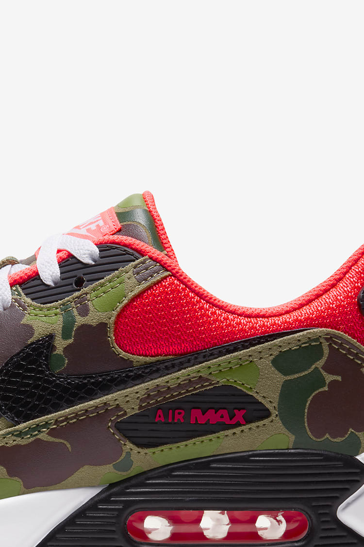 วันเปิดตัว Air Max 90 "Dark Sage and Solar Red" (CW6024-600)