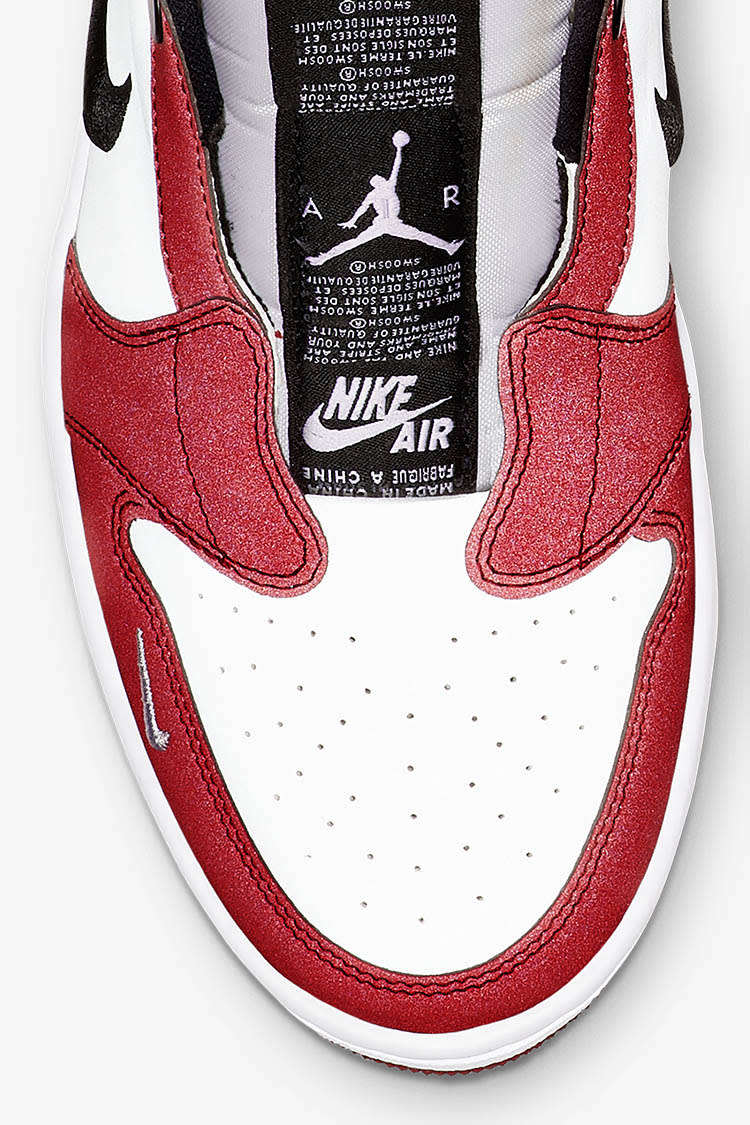 Women's Air Jordan 1 Slip Low Chicago 'Varsity & Red & White' Release Date