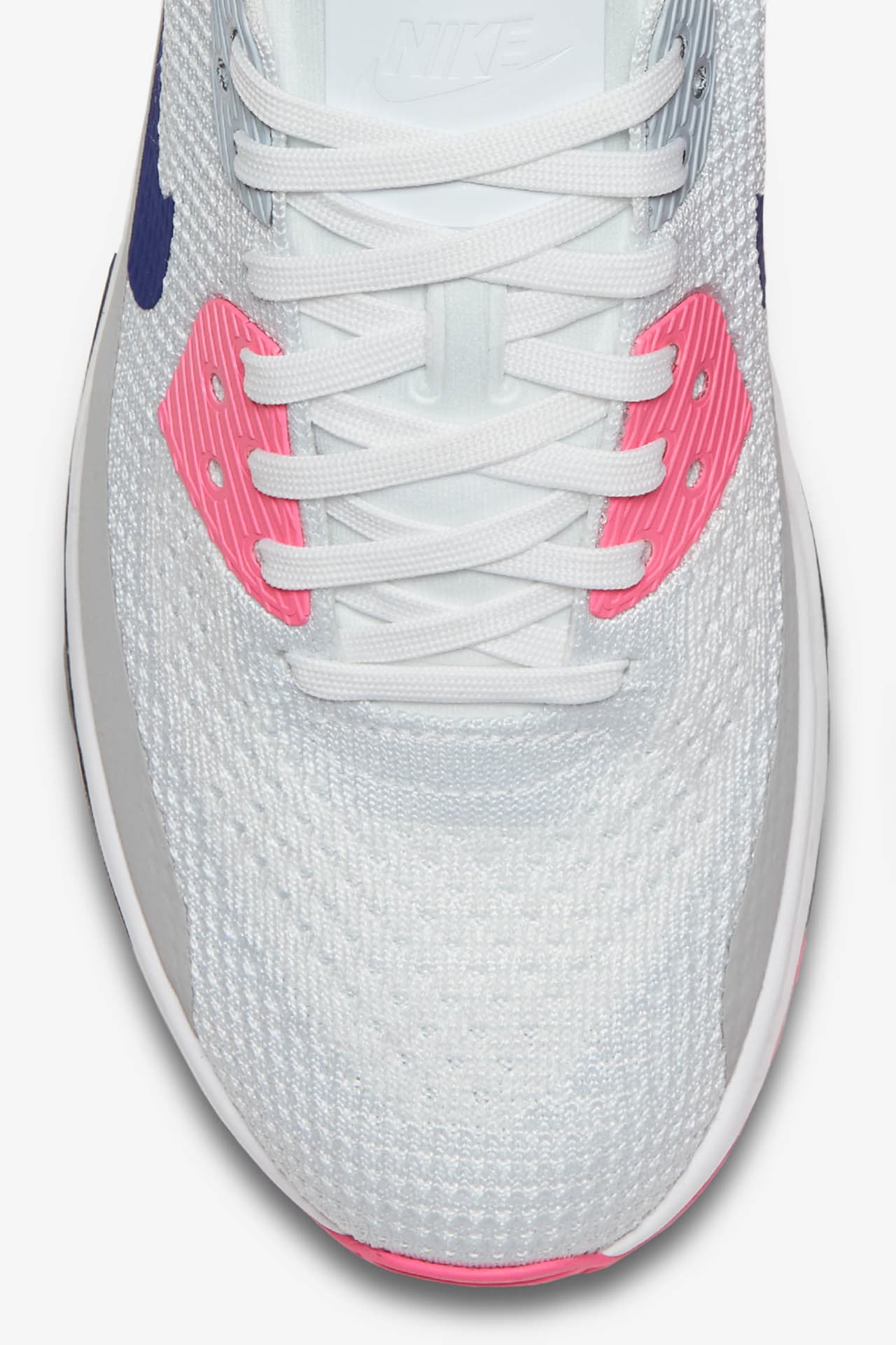 Women's Nike Air Max 90 Ultra 2.0 Flyknit 'White & Laser Pink'