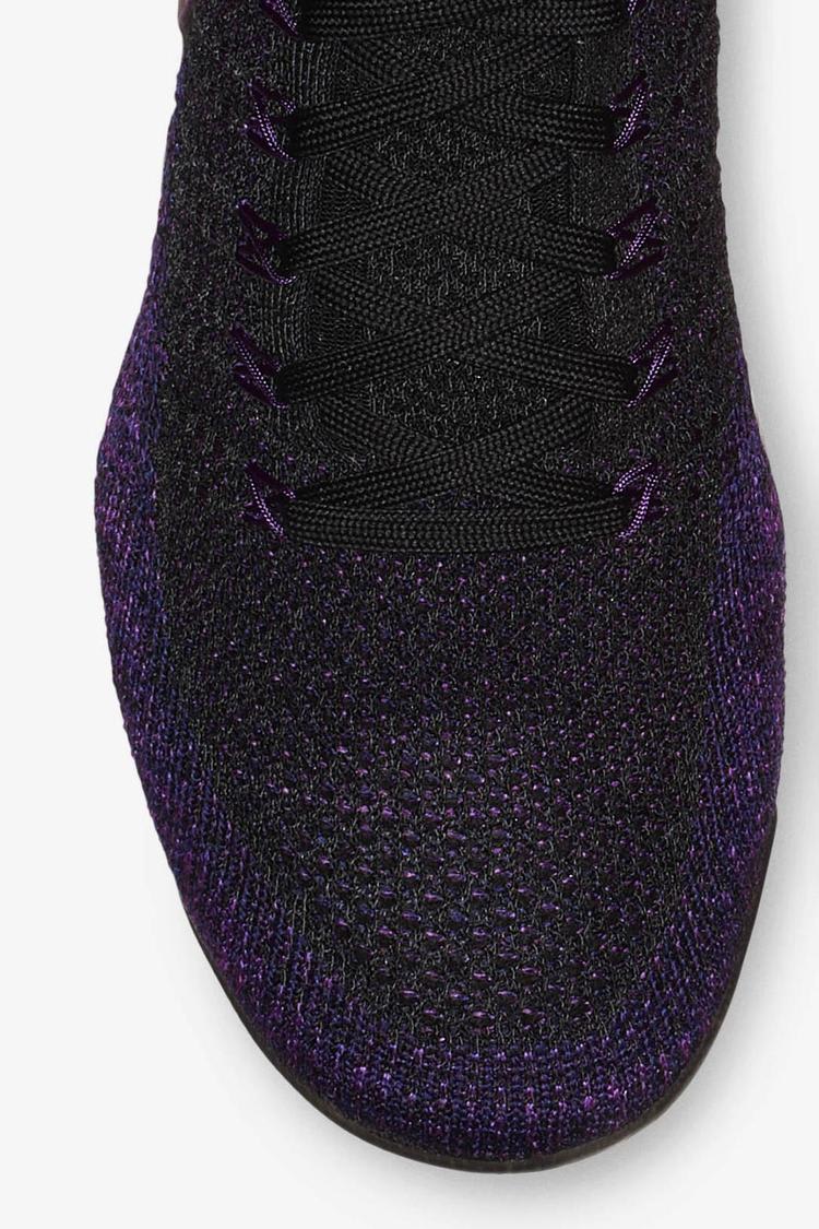 Nike vapormax flyknit black purple best sale