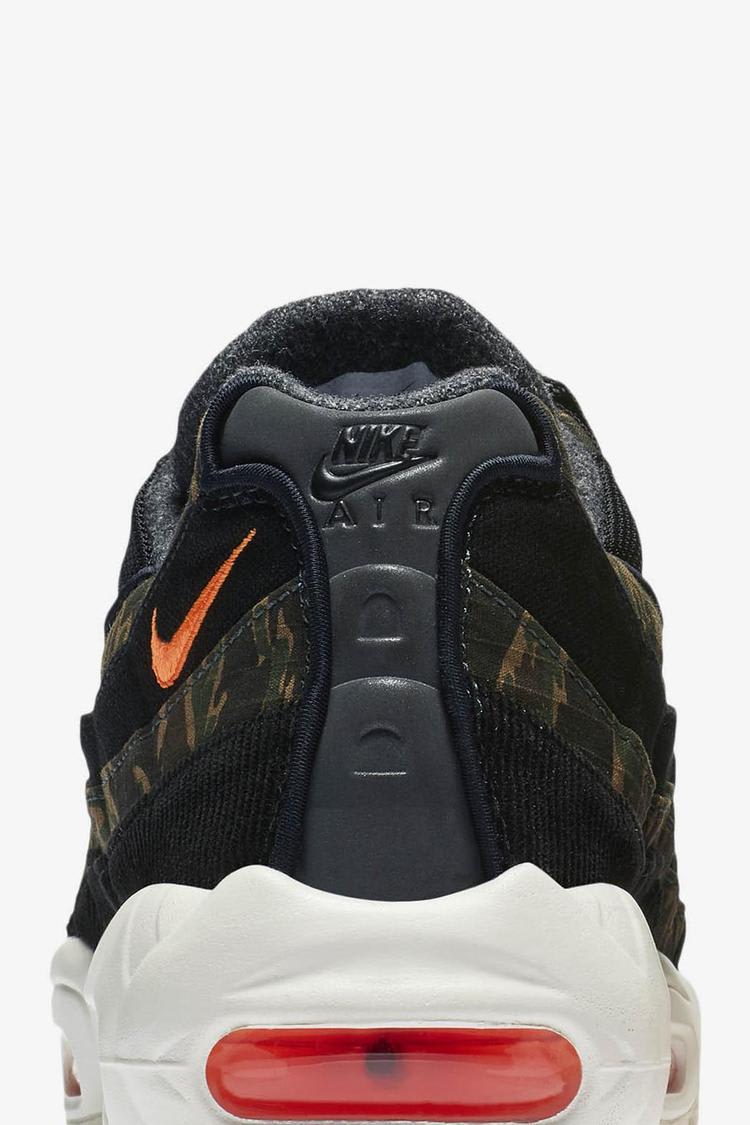 Nike Air Max 95 Carhartt WIP Black Sail Total Orange Release Date. Nike SNKRS