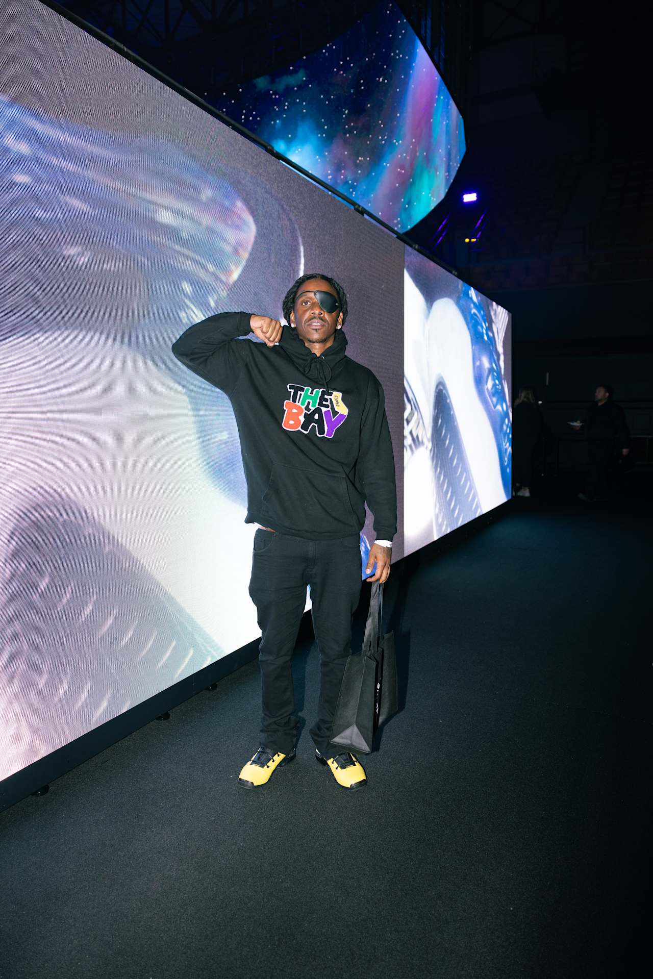 Street SNKRS: Air Foamposite One 'Galaxy' Party
