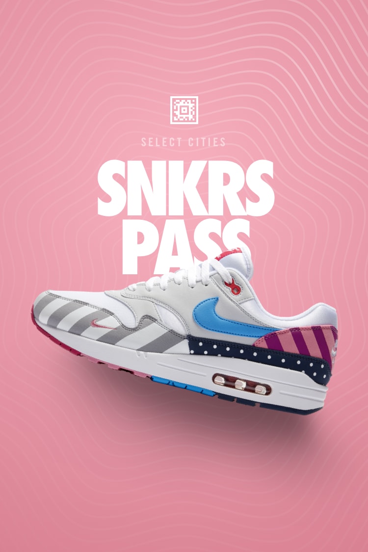 Nike Air Max 1 Parra SNKRS Pass Select Cities. Nike SNKRS