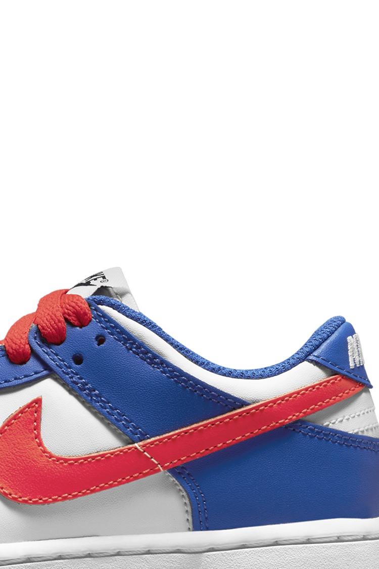 Younger Kids' Dunk Low 'Bright Crimson and Game Royal' Release Date