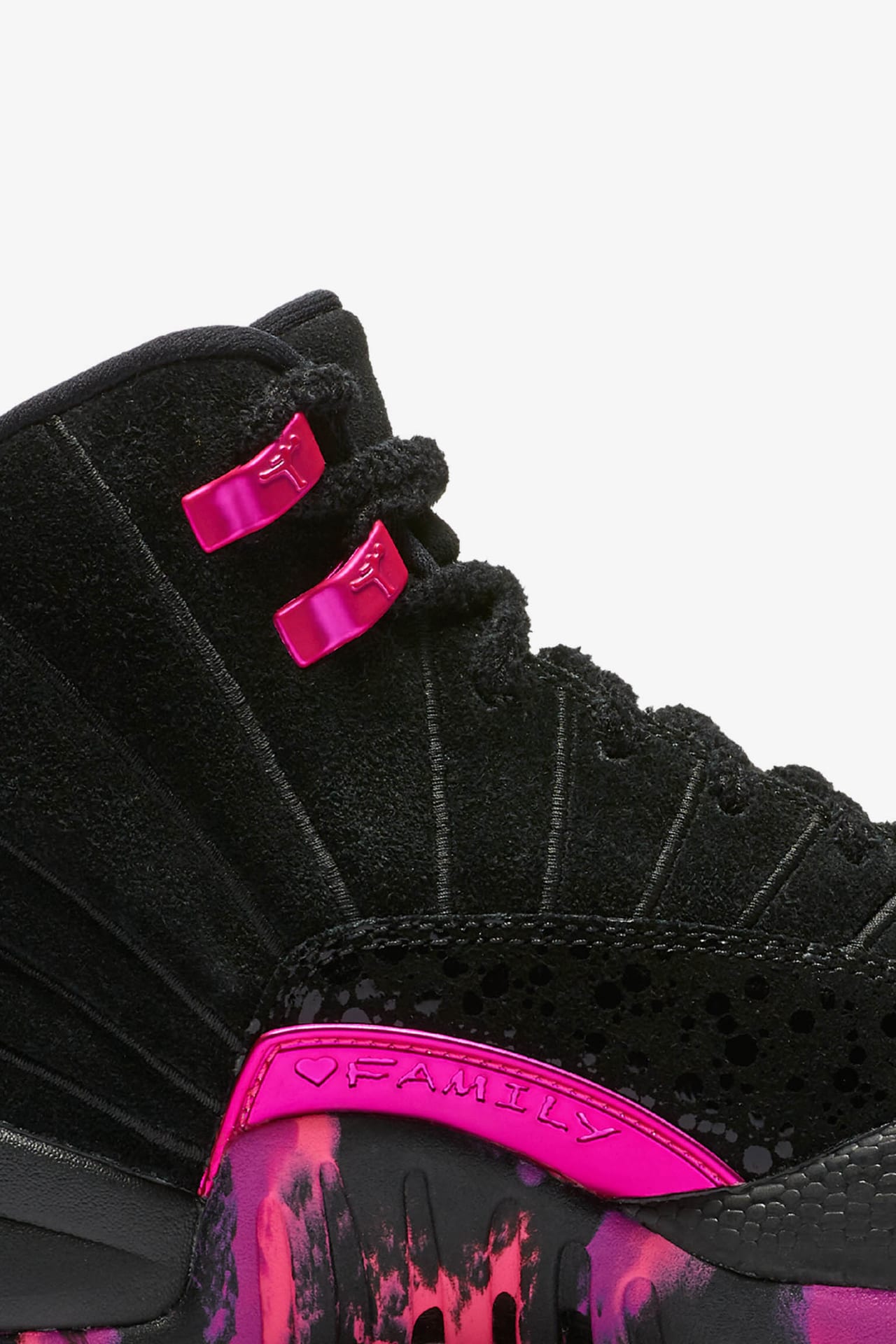 Air Jordan 12 Retro BG Doernbecher Freestyle 2017 'Black & Pink Blast' Release Date