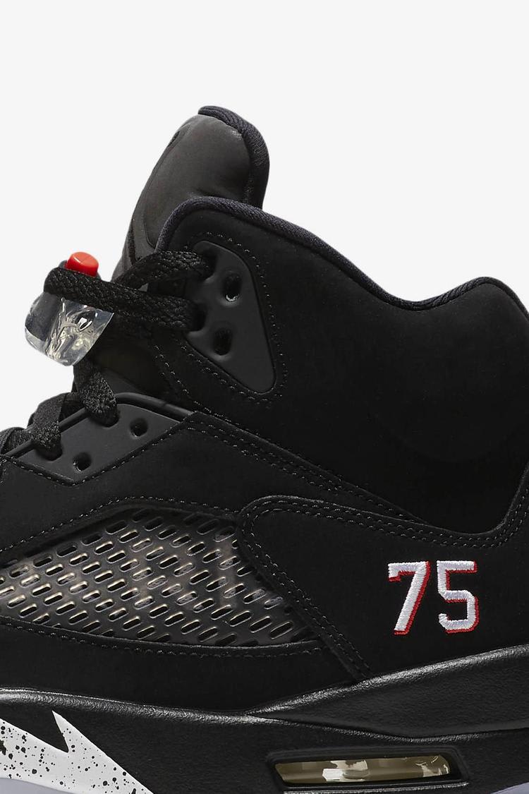 Air Jordan 5 PSG Black Challenge Red Release Date. Nike SNKRS