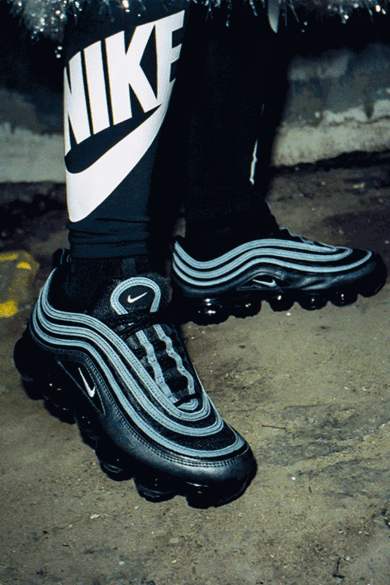 Nike air vapormax 97 femme noir on sale