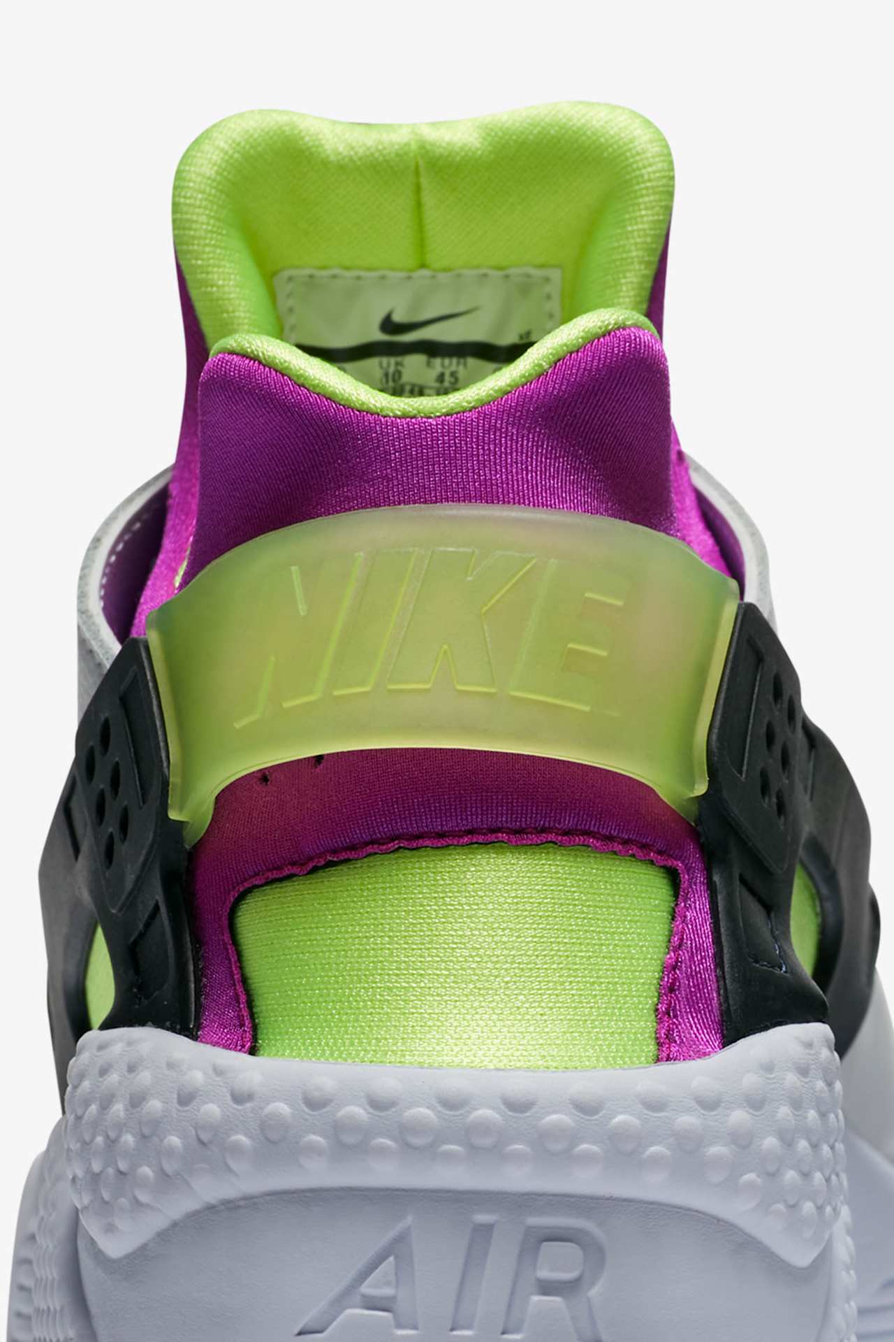 Nike Air Huarache Run White Neon Yellow Magenta Release Date. Nike SNKRS