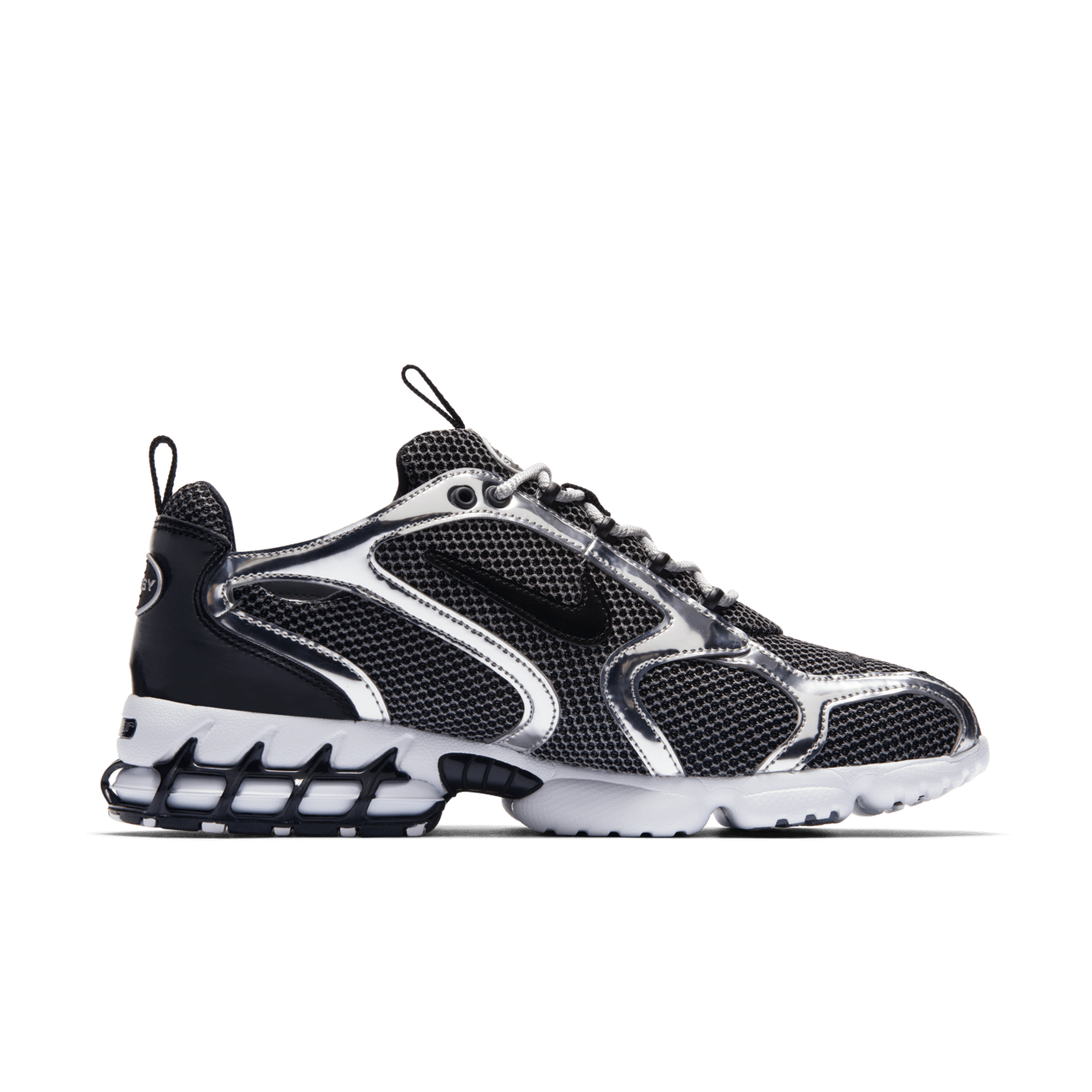 Nike x Stüssy Air Zoom Spiridon Cage 2 'Pure Platinum' Release Date