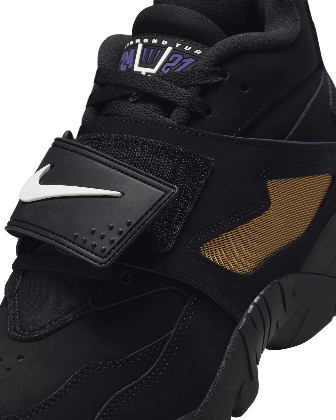 Air Diamond Turf 'Black and Club Purple' (HV2282-001)