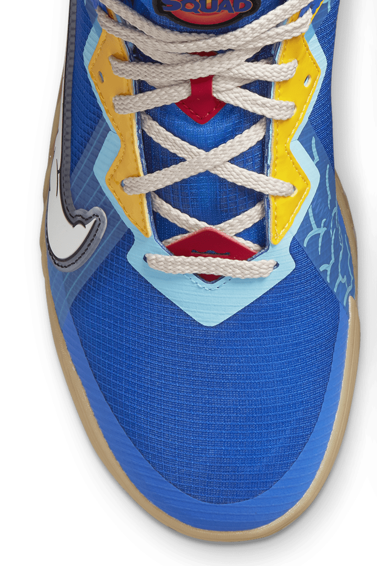 Lebron 18 low orange blue online