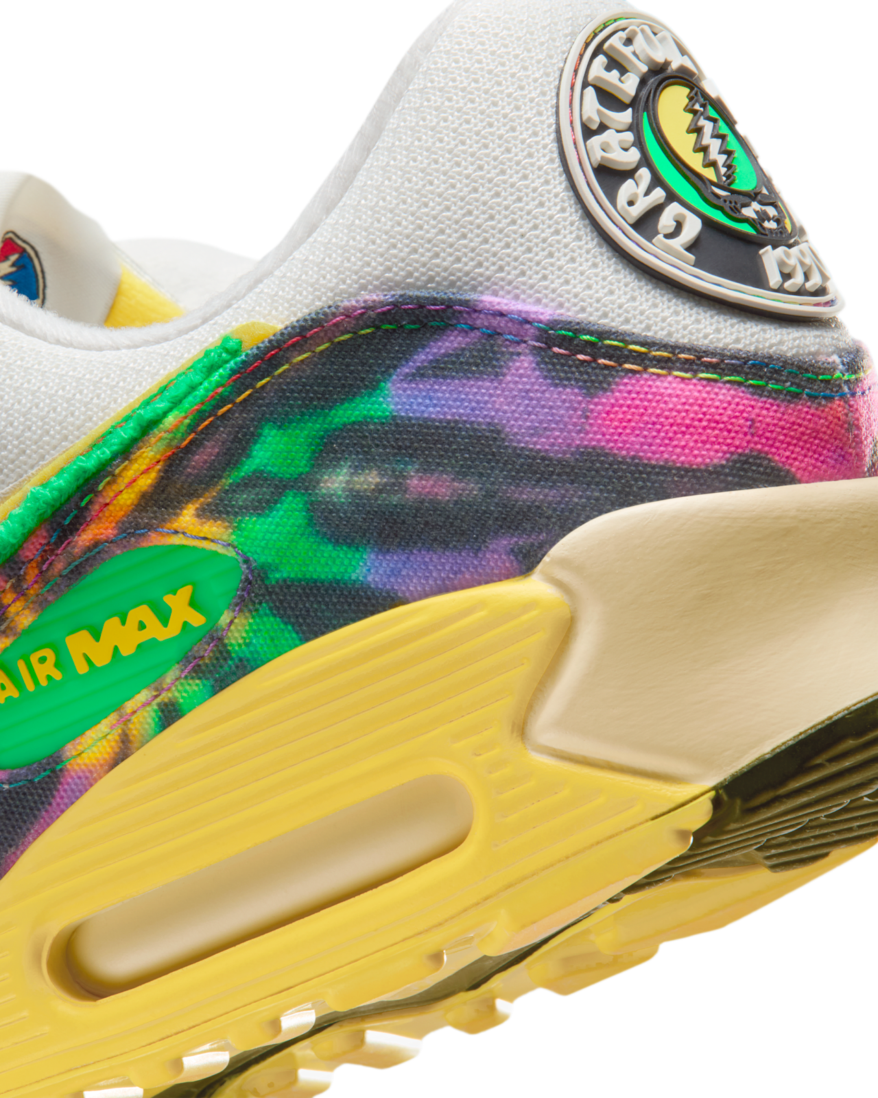 Air Max 90 x University of Oregon x Grateful Dead 'Green Shock and Yellow Strike' (IM2511-100) Release Date