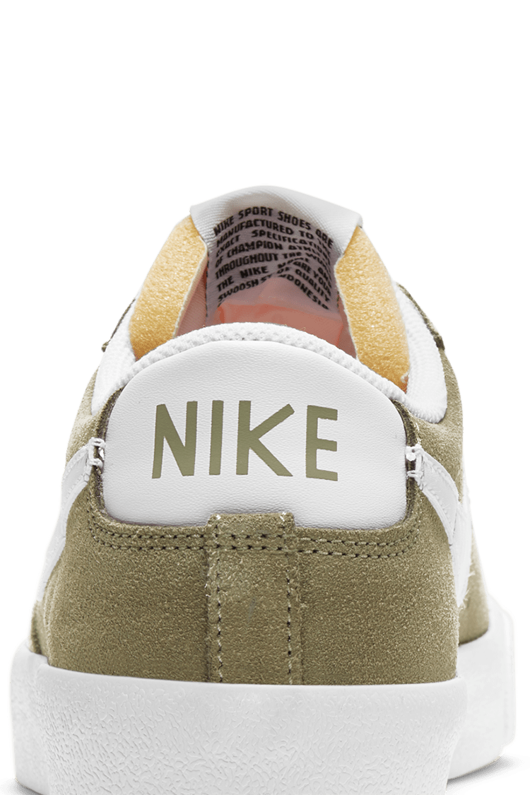 Nike suede blazer trainers in khaki and white deals