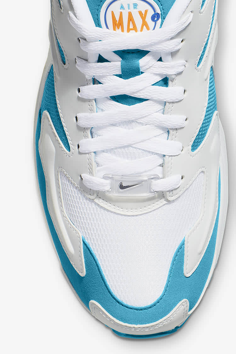 Men s Air Max2 Light Blue Lagoon Release Date. Nike SNKRS