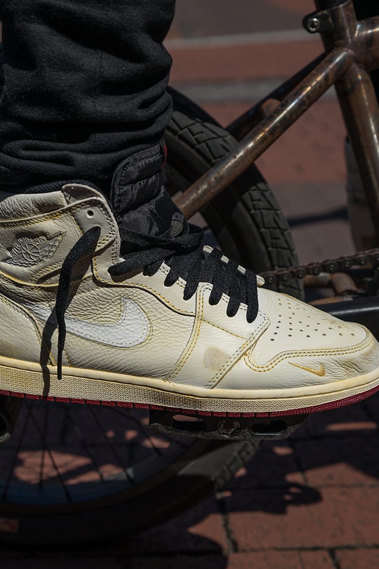 Nigel Sylvester and the Air Jordan I. Going further than most. Nike SNKRS