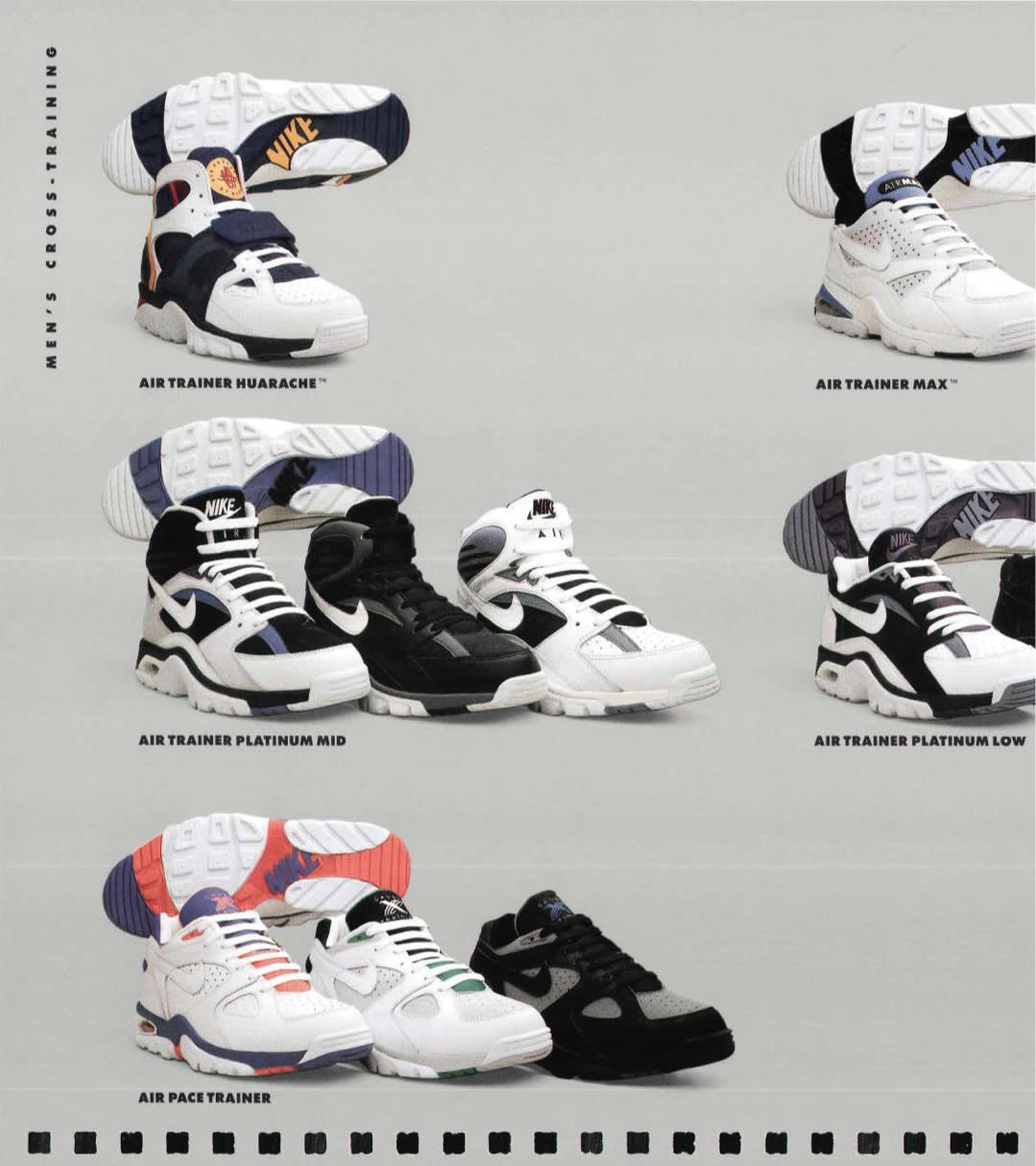 Catalogues emblematiques les chaussures de la saison Printemps Automne 1992 1993. Nike SNKRS