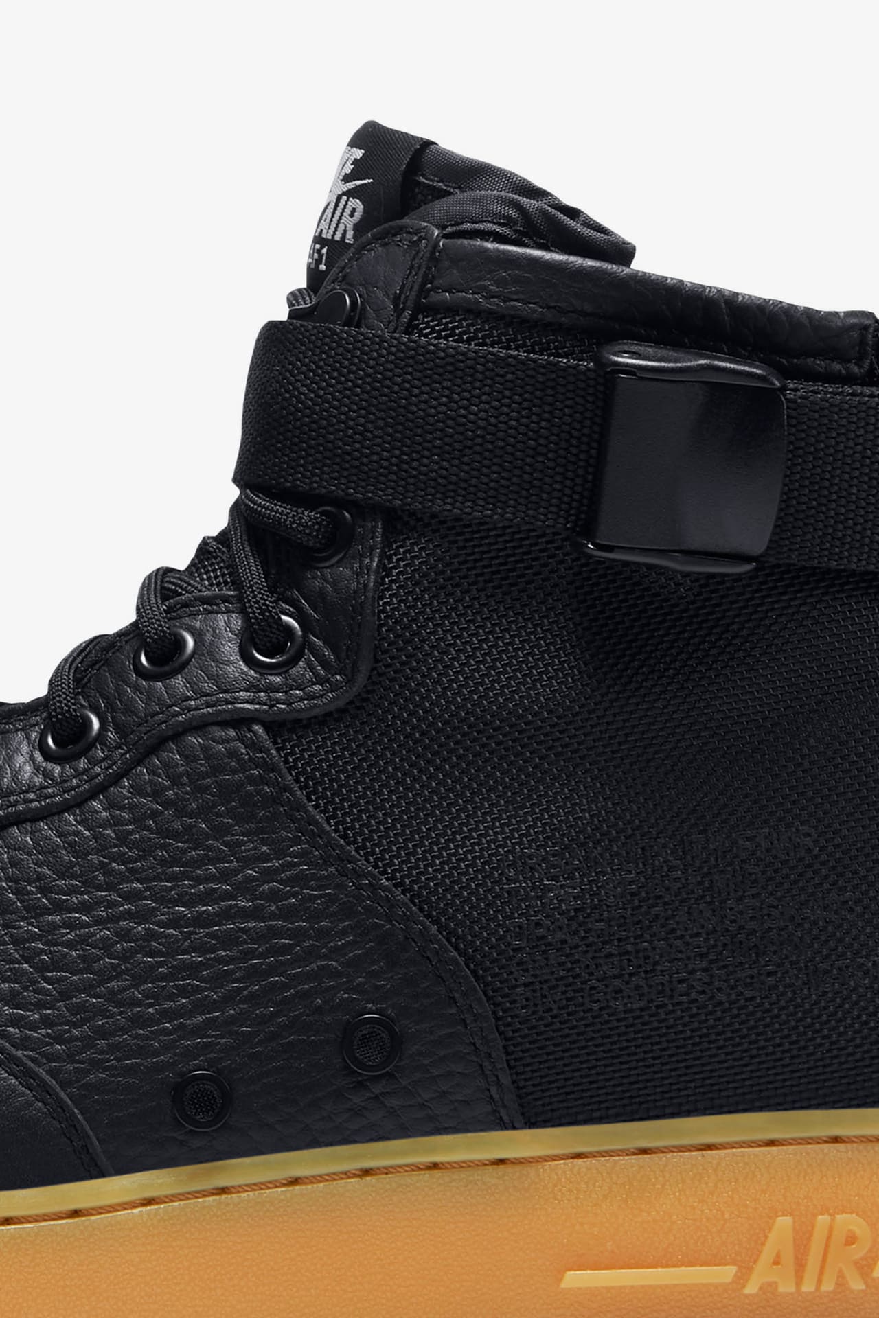 Nike sf air force 1 high black gum online