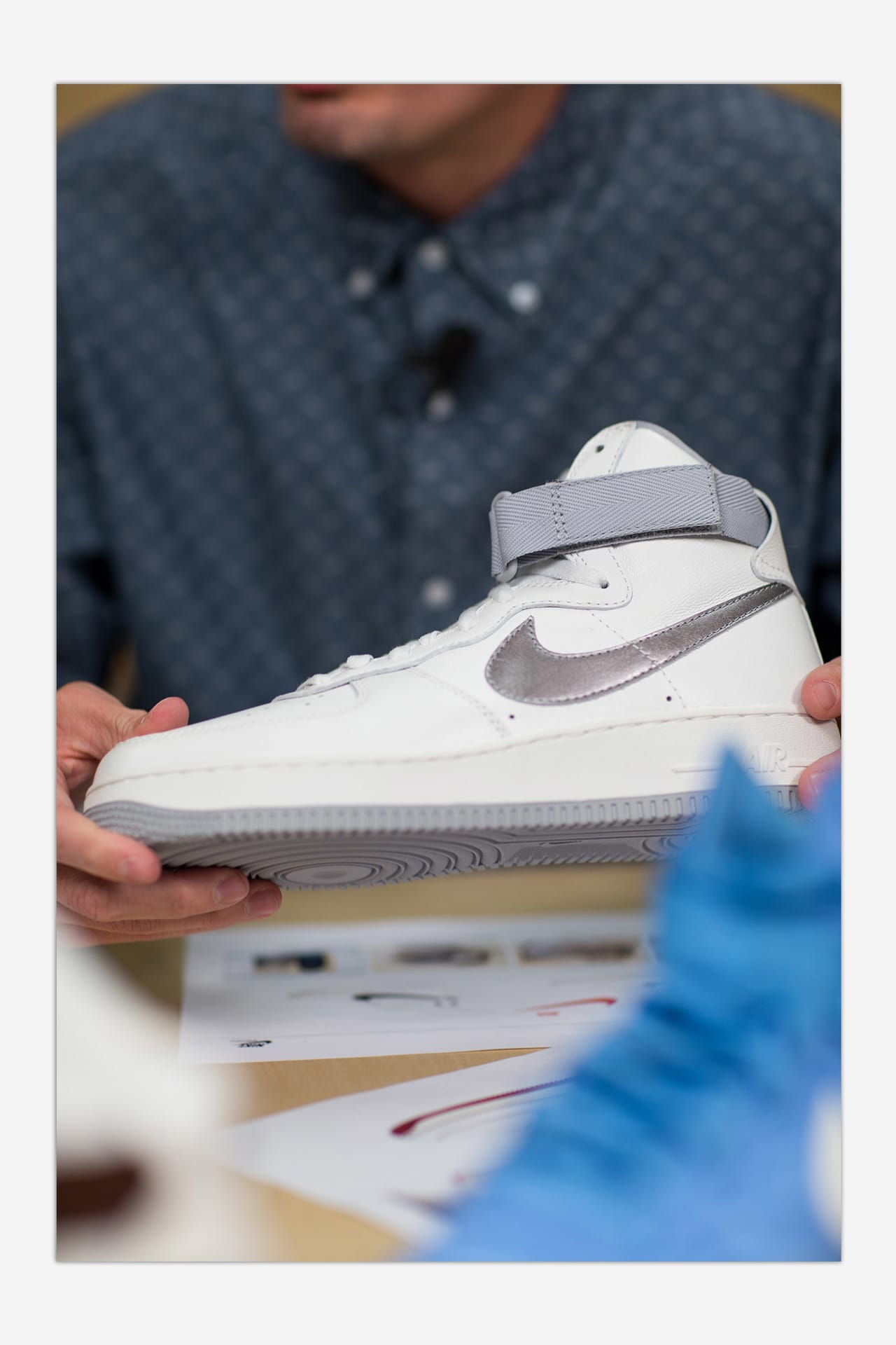 Nike air force 1 strap online