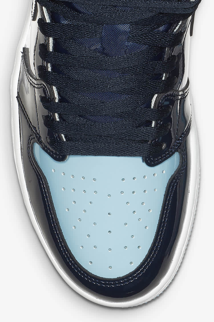 Shiny blue jordan 1 online