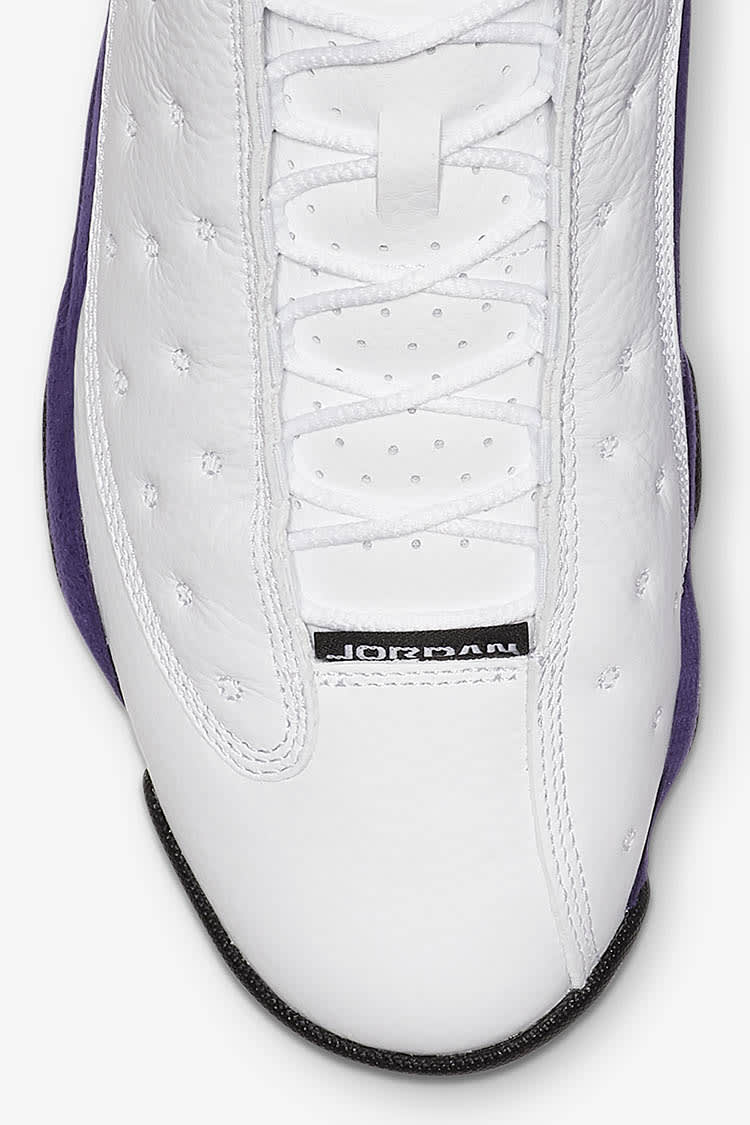 Jordan 13 white purple best sale