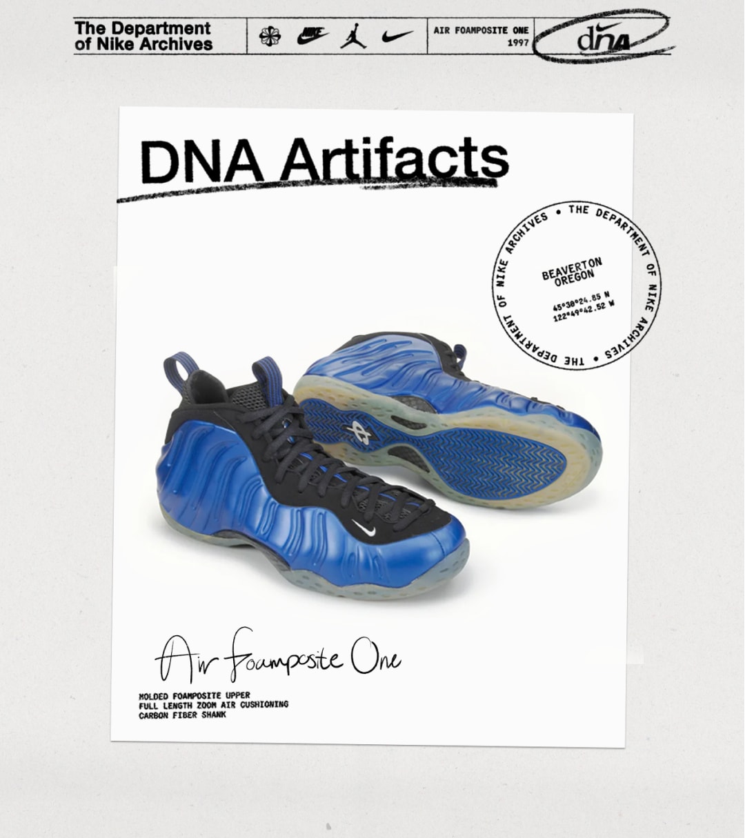 DNA Artifacts : Air Foamposite One