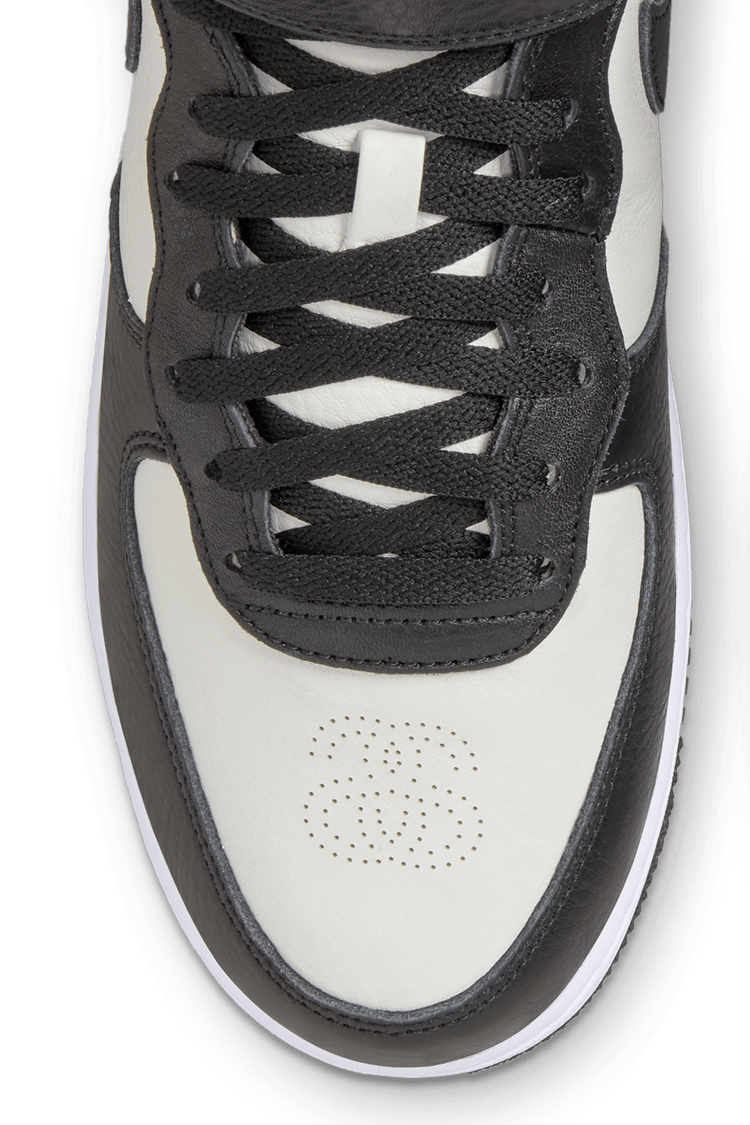 Air Force 1 Mid x Stüssy 'Black and Light Bone' (DJ7840-002 Air Force 1 Mid x Stüssy 'Black and Light Bone' (DJ7840-002