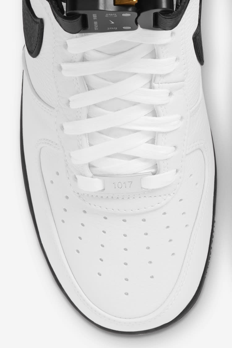 Air Force 1 High x ALYX 'Triple White and Black' — releasedatum