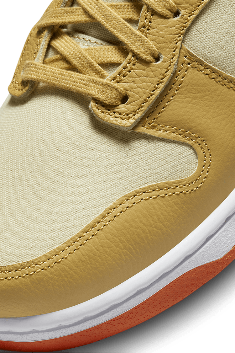 Dunk High Wheat Gold and Safety Orange DV7215 700 Release Date. Nike SNKRS