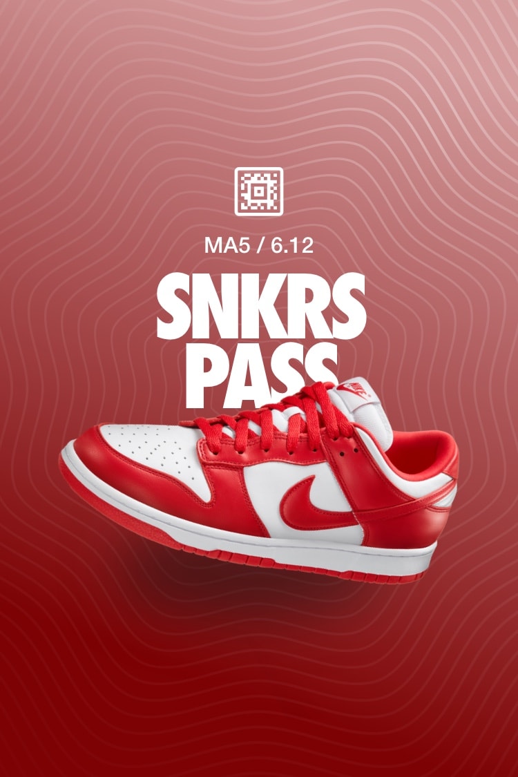 【NIKE公式】SNKRS PASS ダンク LOW ''UNIVERSITY RED' (CU1727-100 DUNK LOW)