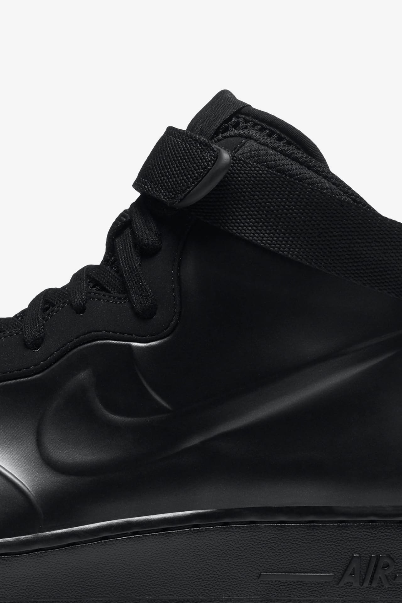 Nike air force 1 foamposite triple black online