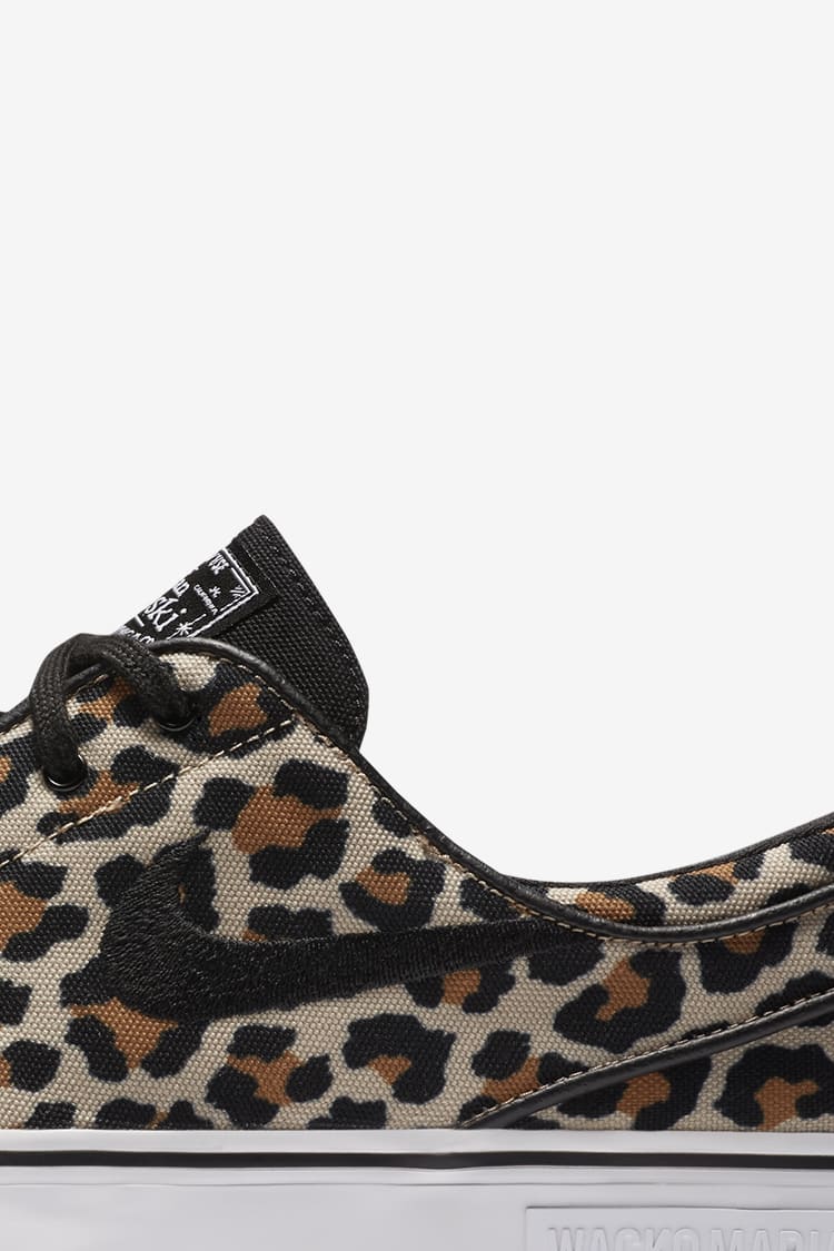 SB Janoski Canvas OG x WACKO MARIA Leopard Release Date. Nike SNKRS