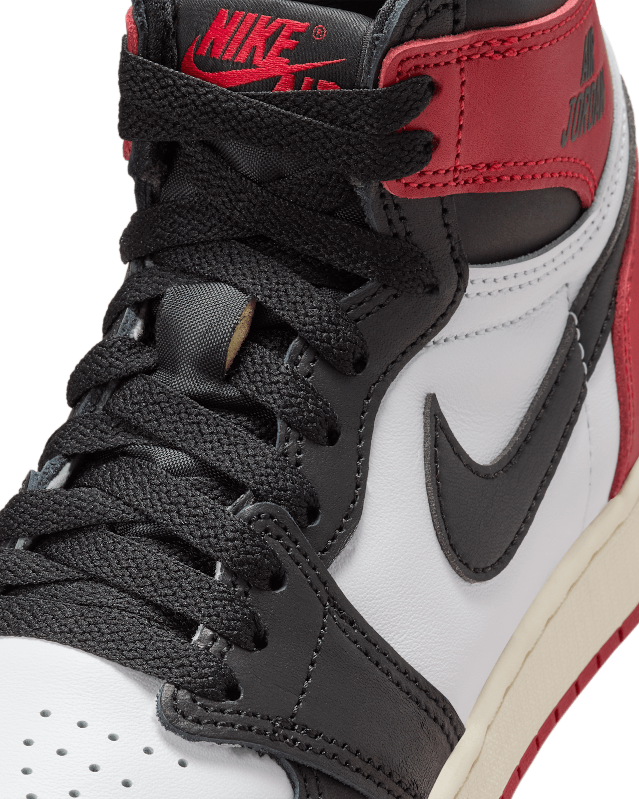 Big Kids' Air Jordan 1 High OG 'Black Toe' (FD1437-106)