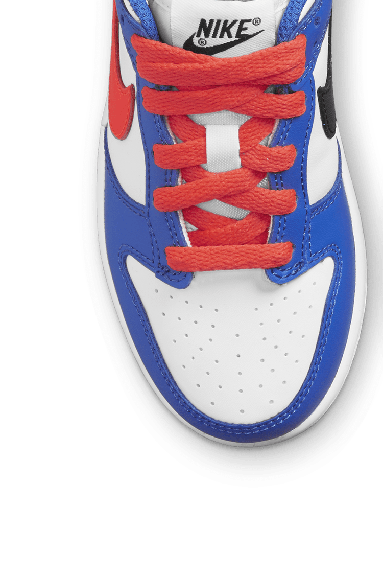 Younger Kids' Dunk Low 'Bright Crimson and Game Royal' Release Date