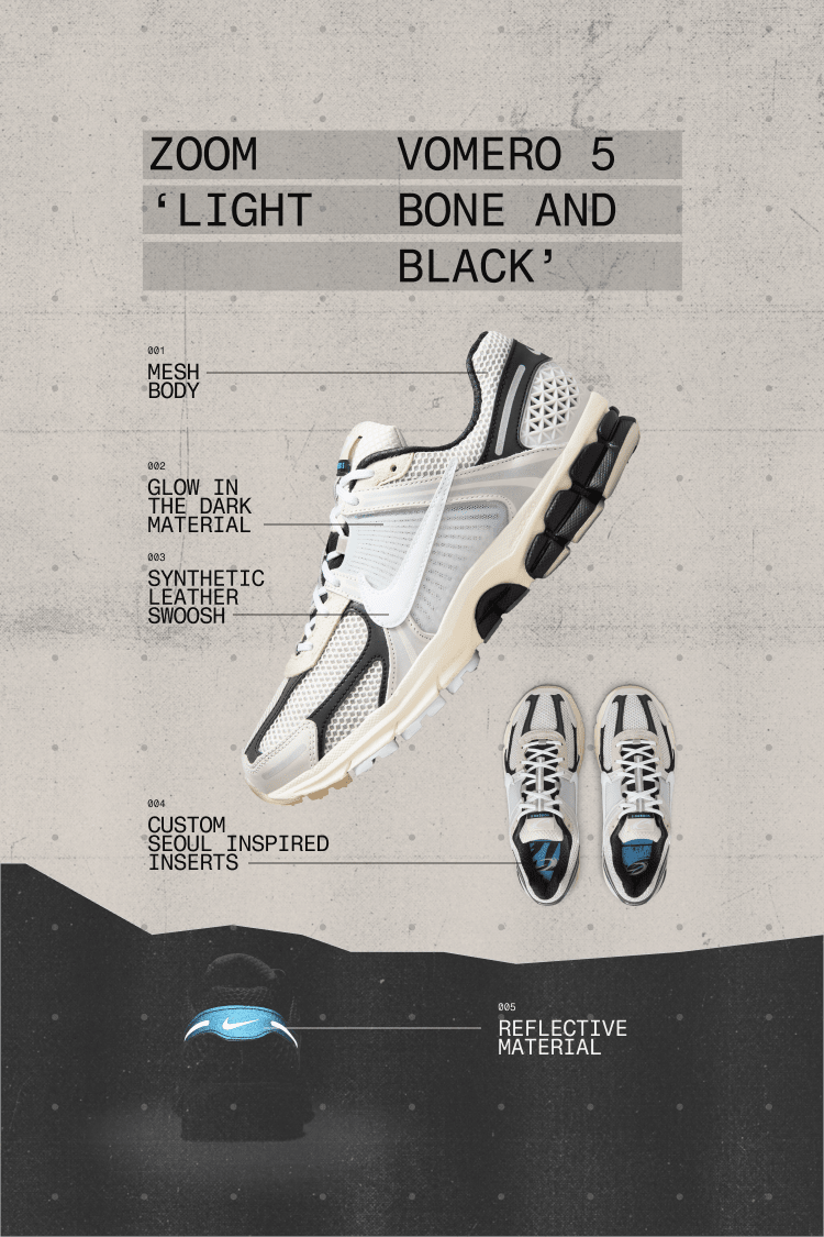 Zoom Vomero 5 'Light Bone and Black' (FN7649-110) Release Date