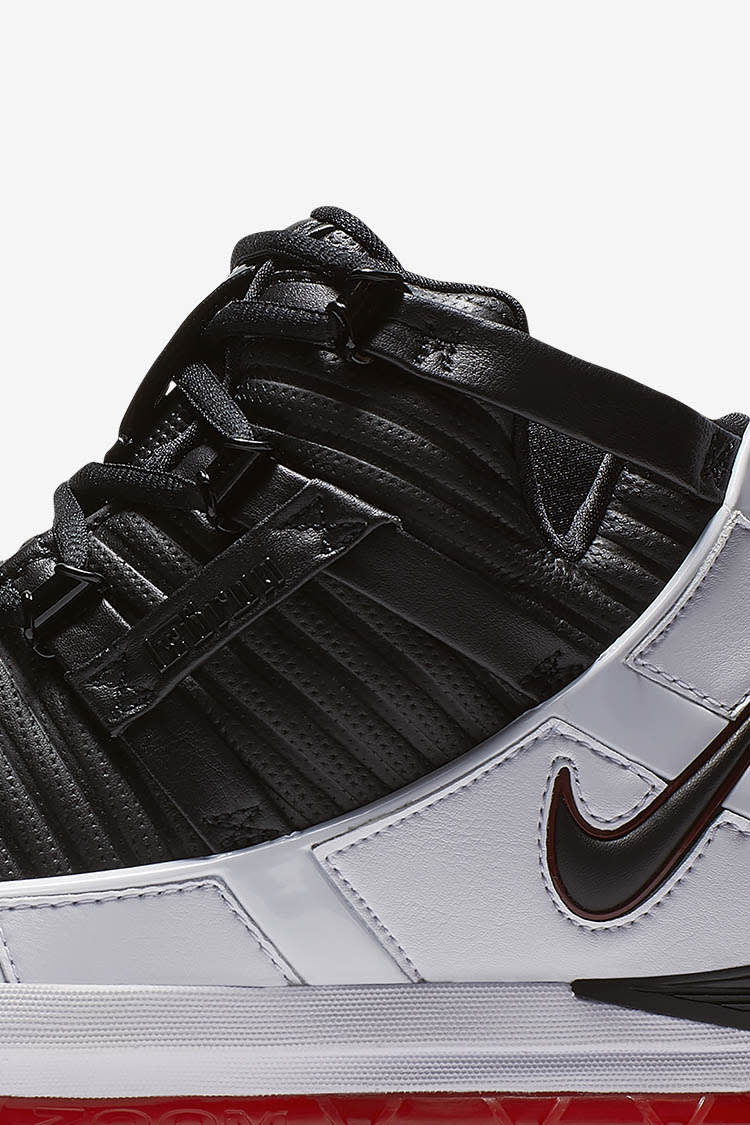 Nike Zoom Lebron 3 Home 'White & Varsity Crimson & Black' Release Date