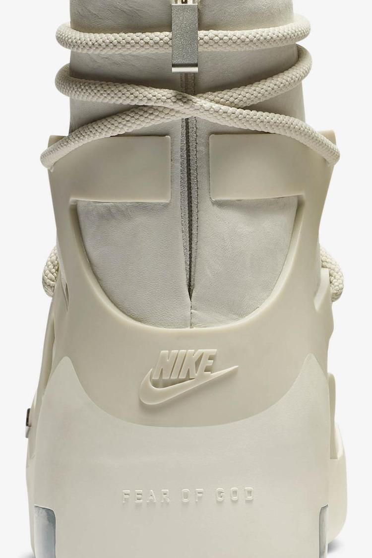 Nike Air Fear of God 1 Light Bone Black Release Date. Nike SNKRS