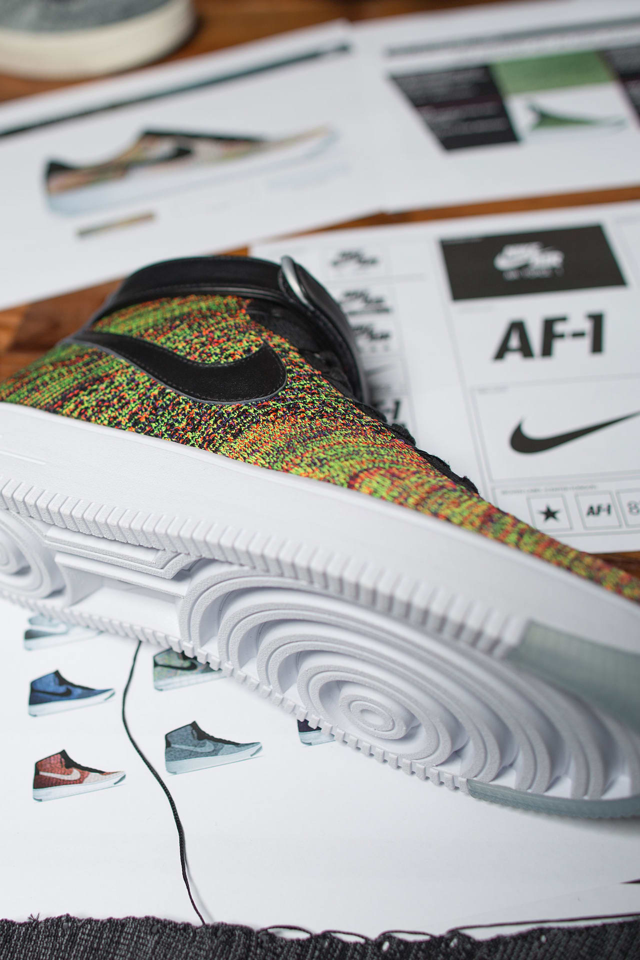 A l origine du concept Nike Air Force 1 Ultra Flyknit. Nike SNKRS