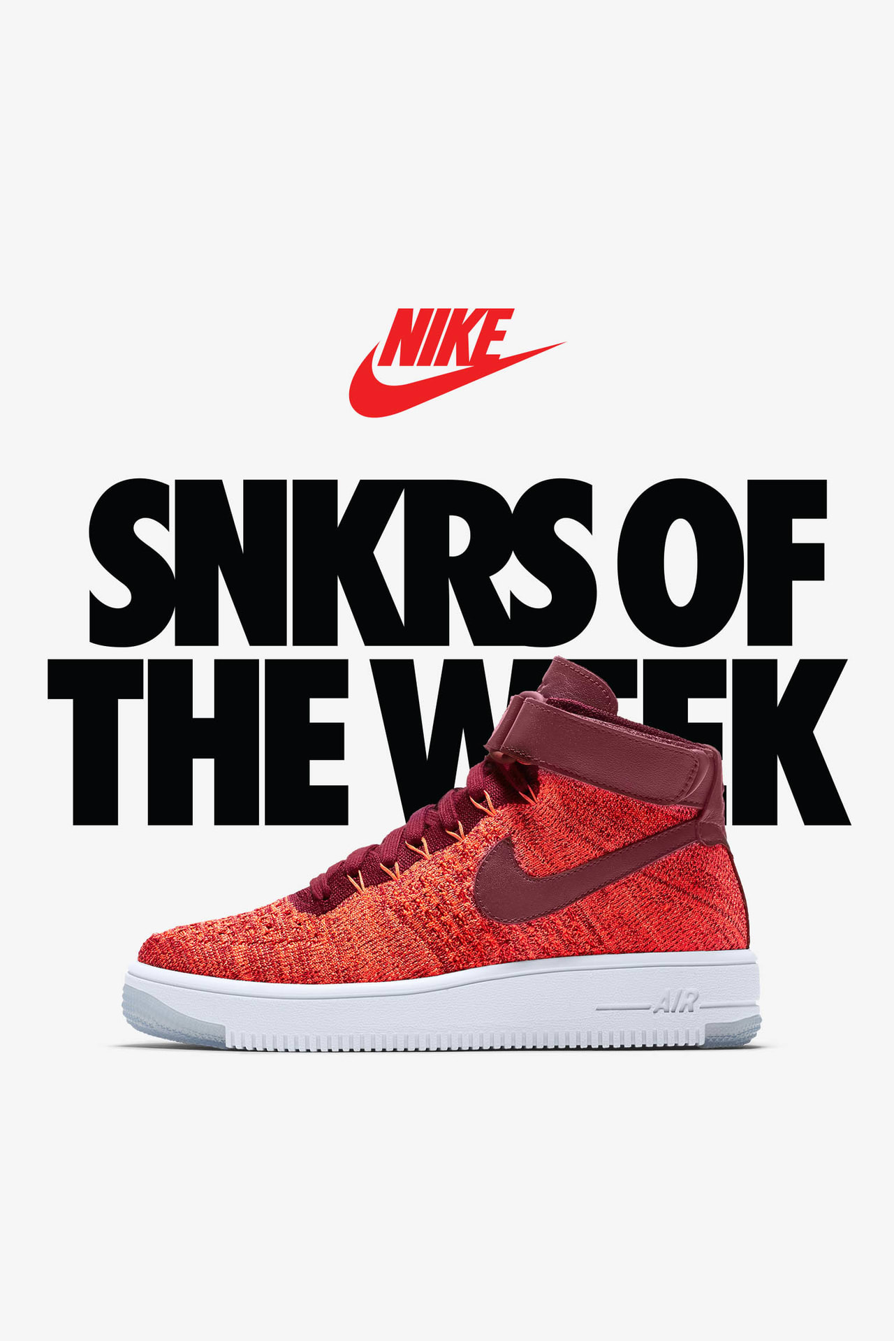 Women's Nike Air Force 1 Ultra Flyknit 'Total Crimson' Release Date