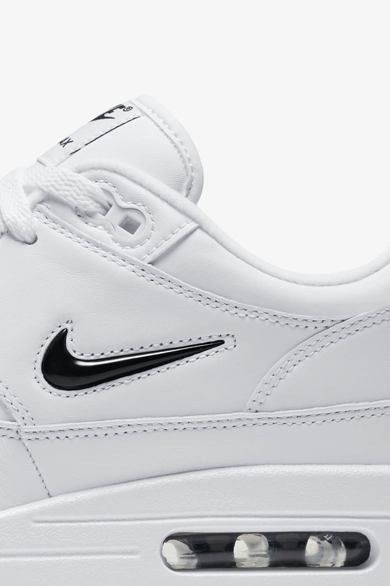 Air Max 1 Premium Jewel 'White & Black' Release Date