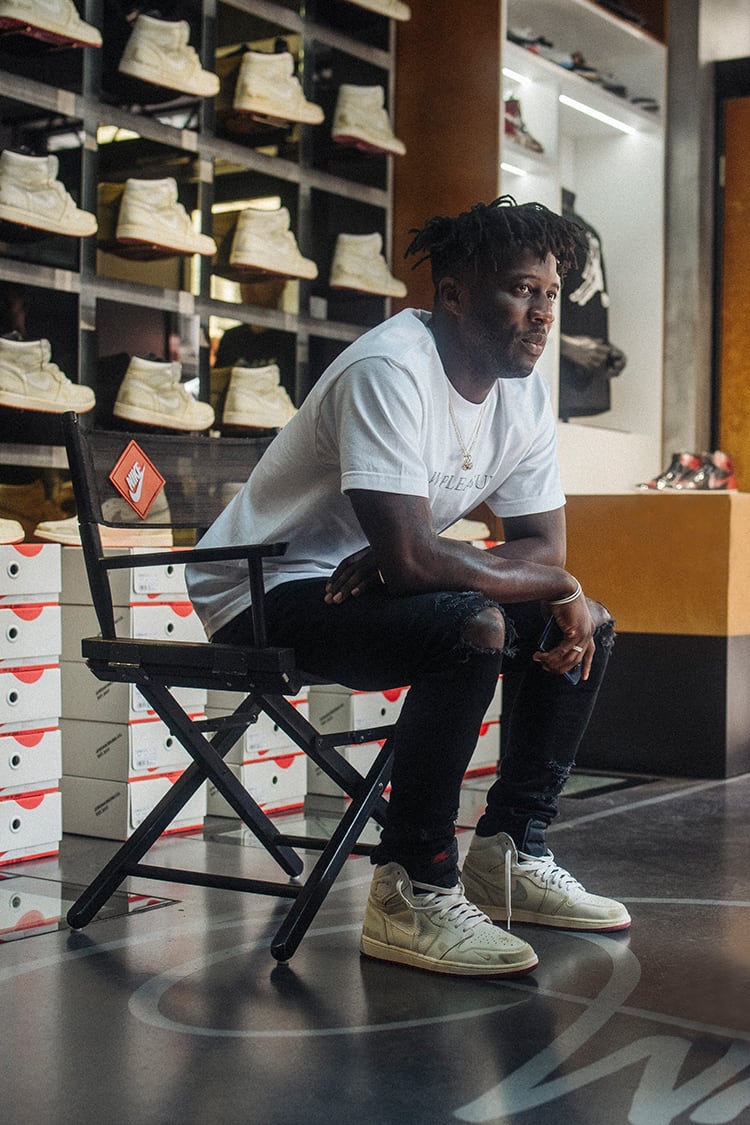 Nigel Sylvester und der Air Jordan I vielen einen Schritt voraus. Nike SNKRS