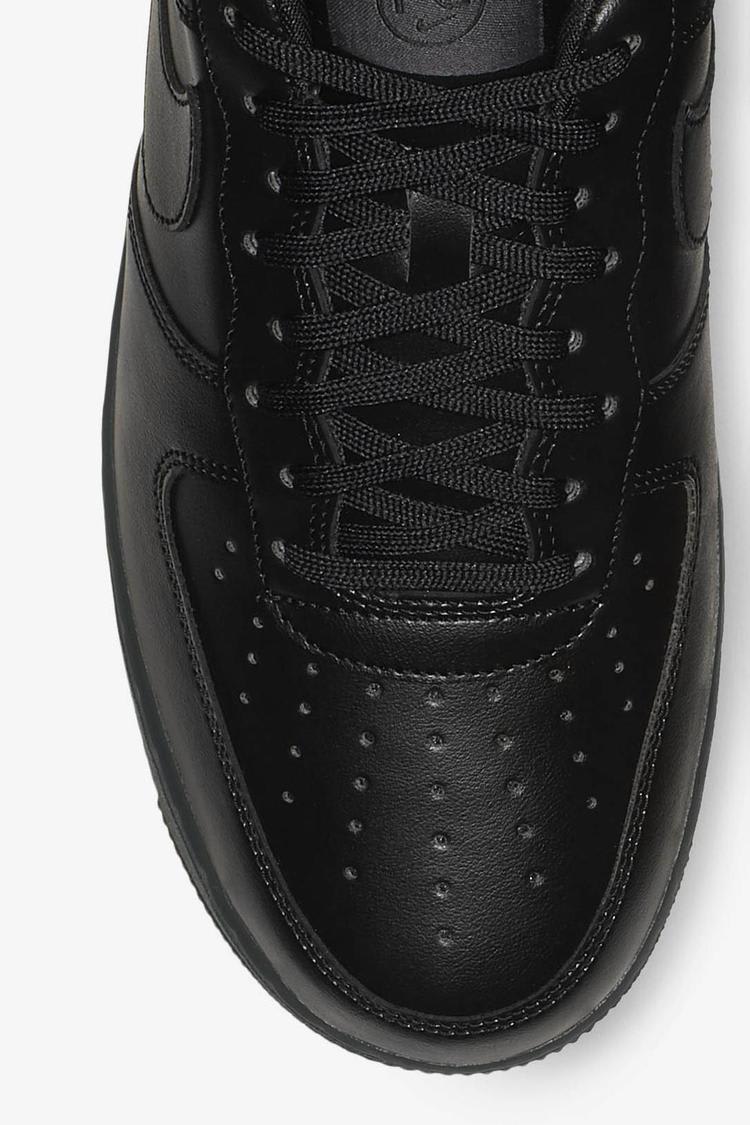 Nike Air Force 1 Flyleather 'Black' Release Date