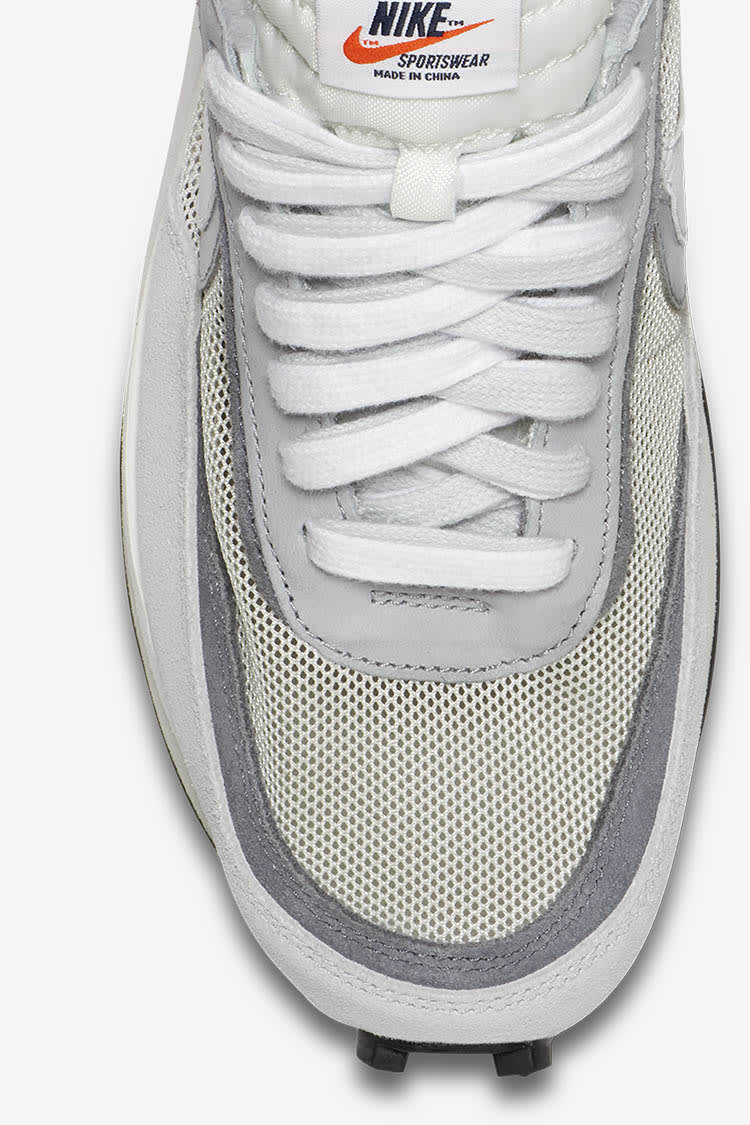 sacai x Nike LDWaffle 'Summit White' Release Date